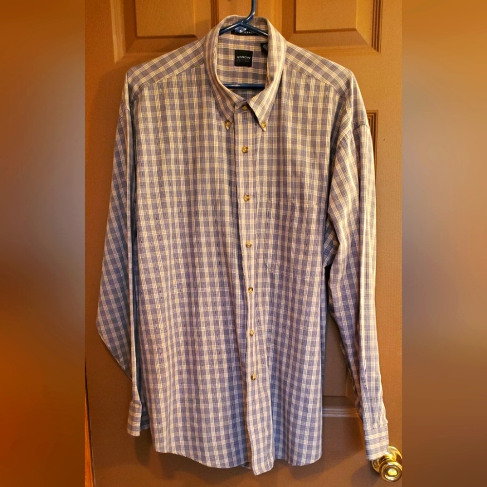 Arrow (USA-1851) Wrinkle Free Button-up Shirt